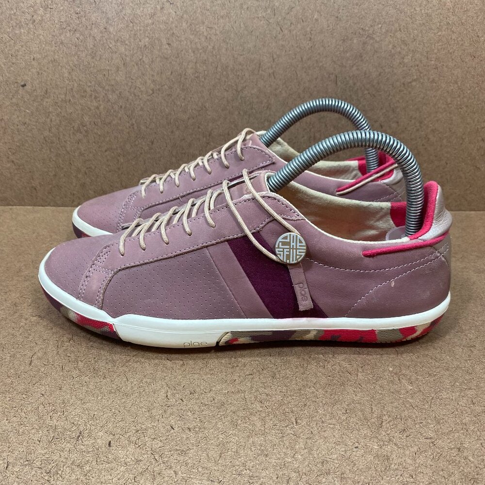 Plae Mulberry Siltstone Mens Full Grain Leather Casual Sneaker Mens 7 Womens 8.5